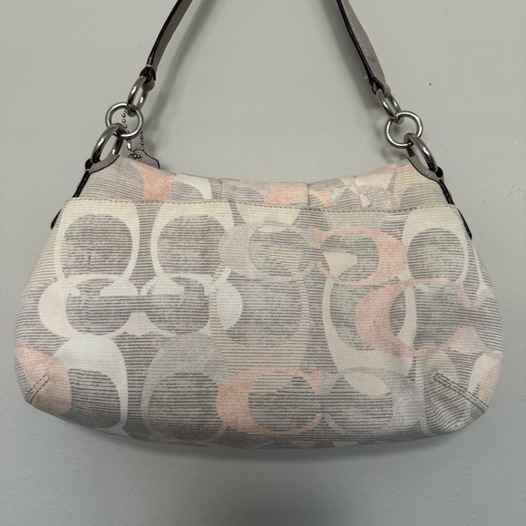 Coach RARE Soho Optic Grey & Pink Shoulder Flap Bag F19238 main image 13